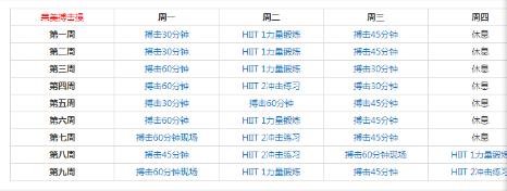 （莱美搏击）课程