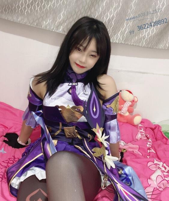 抖音coser《六碗鱼子酱》cos刻晴图集